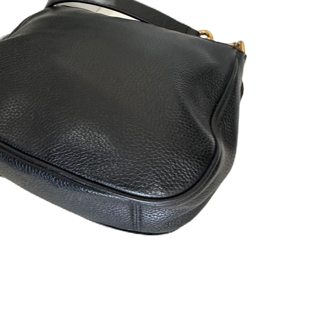 Marc Jacobs Black Pebbled Leather Crossbody Bag with Gold Hardware - Picture 6 of 13